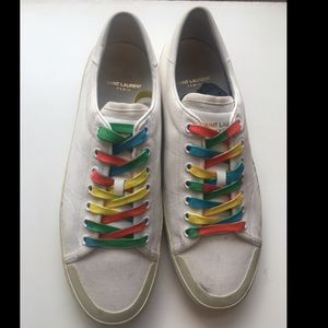 SAINT LAURENT SNEAKERS COURT CLASSIC SURF SIZE 43